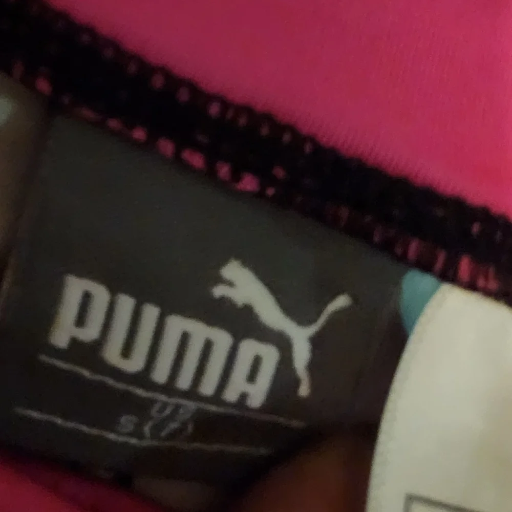 PUMA Leggings Black and Pink Girls size 7